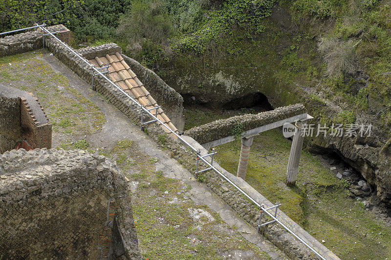 意大利Herculaneum Ercolano scavi的发掘